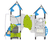 Rune Multi Play Unit - metal toddler climbing frame for outdoor playgrounds 2