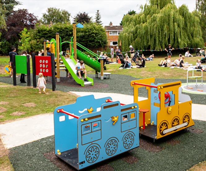 Inclusive play area revitalises village's pocket park - Boughton