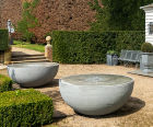 Opus Water Bowl - large metal outdoor garden water feature