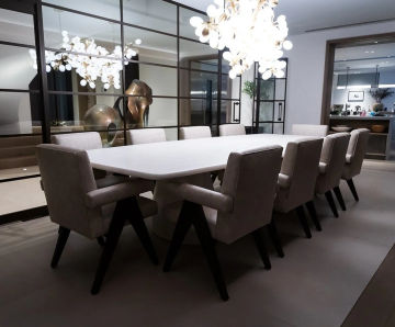 Thurl Table - custom dining or meeting table for interiors