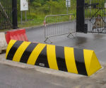 RBAV Roadblocker - steel vehicle barrier for perimeter security