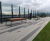 v32t - contemporary steel and hardwood outdoor bench for public spaces 0