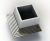 V61 - stainless steel planter with integrated wood or metal bench 3