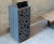 Box Bin Extra Slim - slim Corten steel outdoor recycling waste bin 1