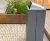 Box Bin Extra Slim - slim Corten steel outdoor recycling waste bin 4