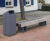 Box Bin Extra Slim - slim Corten steel outdoor recycling waste bin 3