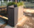 Box Bin Extra Slim - slim Corten steel outdoor recycling waste bin 2
