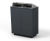 Box Bin Extra Slim - corten steel recycling bin with rain cover 7