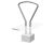 Clip Bike Rack - steel or stainless street bicycle parking stand 4