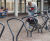 Clip Bike Rack - steel or stainless street bicycle parking stand 1