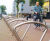Clip Bike Rack - steel or stainless street bicycle parking stand 2