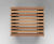 V56 - contemporary hardwood and steel stool 3