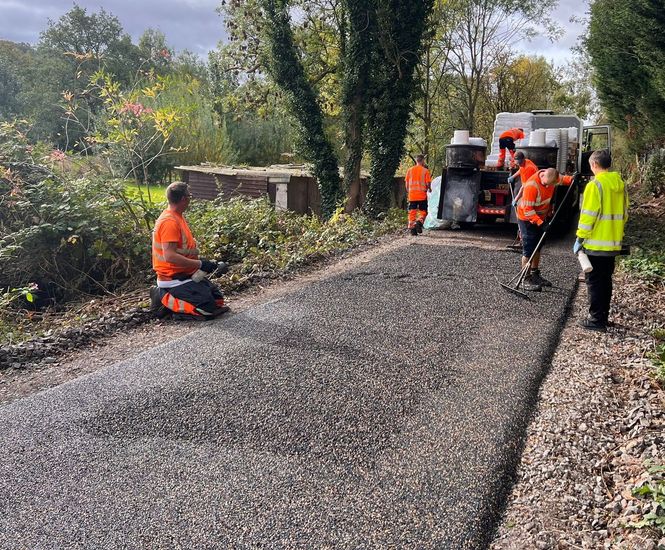 Surfacing contract set to transform former 5.6km Derbyshire railway