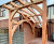 Bespoke timber hammer-beam truss pergola - Sheffield 2