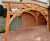 Bespoke timber hammer-beam truss pergola - Sheffield 1
