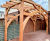 Bespoke timber hammer-beam truss pergola - Sheffield 0