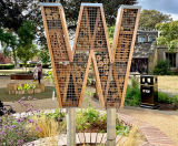Nature-positive timber bug house sculptures for pocket park - Watford - on this page