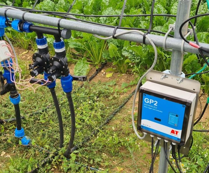 Soil sensors and data loggers used in drought and water deficit research