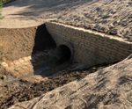 Concrete-filled bagwork for underwater placement