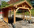 Timber canopy with green roof for NHS wellbeing garden - St James Hospital 7