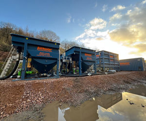 Treating surface water at quarry to meet Environmental Permit needs
