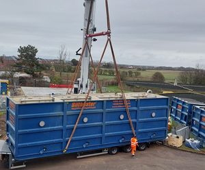 Emergency sidestream for sewage treatment works