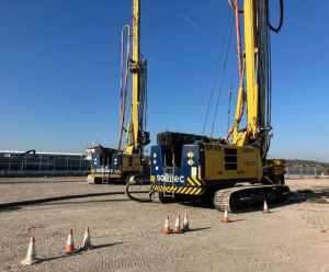 Rigid inclusions and CFA solutions for new warehouse on brownfield site