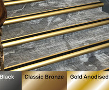Anodised stair nosing from Quantum