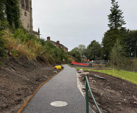 Trailflex surfacing enhances pathway accessibility in Rochdale