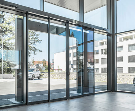 TORMAX T2 Series Telescopic Sliding Door Systems - glass automatic doors