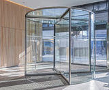 Infinite Full Glass Revolving Door - glass entry door for public spaces - on this page