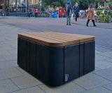 Used responsibly, recycled plastic is a great idea for street furniture - on this page