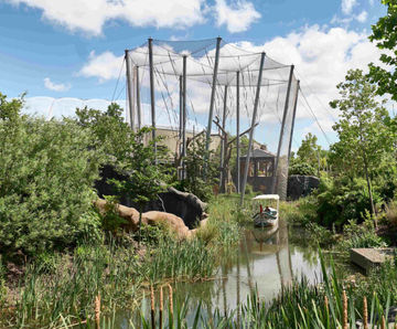 Webnet - stainless steel mesh for zoo animal enclosures and habitats