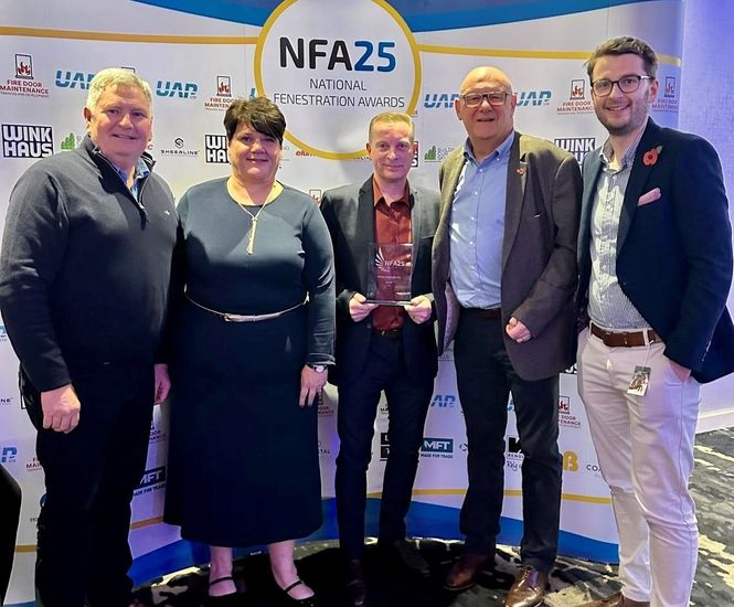 GEZE wins Fire Door Product of the Year at National Fenestration Awards