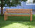 Park Bench England - outdoor wood bench with backrest and armrests 0