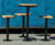 Sofiero Bar Furniture Set - wood and metal outdoor bar table and stools 0