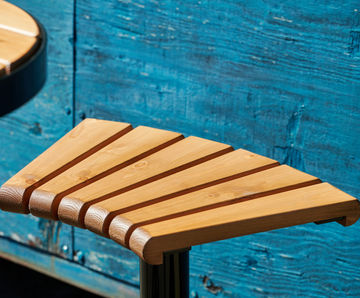 Sofiero Curved Bench 45° modular outdoor seating