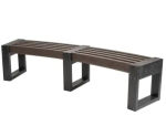 Edge Bench - recycled plastic curved outdoor seating for public spaces