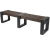Edge Bench - recycled plastic outdoor 3-seater bench for public spaces 1