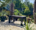 Edge Bench - recycled plastic outdoor 3-seater bench for public spaces