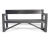 City Bench - recycled plastic outdoor bench for public seating 2