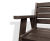 Sloper Seat - recycled plastic outdoor 3 seater bench with armrests 3