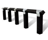 Plaswood Recycled Plastic Birdsmouth Fencing - low boundary for walkways - on this page