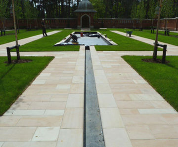 Sawn Yorkstone paving flags