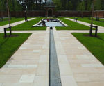 Sawn Yorkstone paving flags
