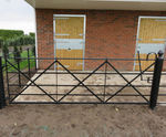 Traditional style metal field gates - made to order metal gates