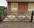 Traditional style metal field gates - made to order metal gates 0