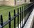 Traditional Vertical Bar Iron Railings - metal boundary fencing 3