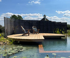 Woven Steel Decorative Garden Screens - durable steel screening