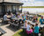 Denholme - heavy-duty recycled plastic A-frame 4–6 seater picnic table 0